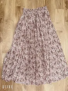 JILLSTUART 花柄 プリーツスカート ロング丈のサムネイル