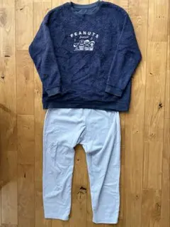 PEANUTS フリースパジャマセット UNIQLO スヌーピー