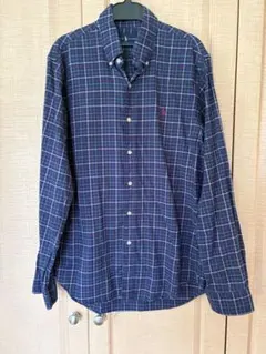 ラルフローレン　チェック　レディース　メンズ　春シャツ　薄手　さらさら