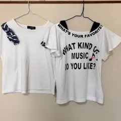 キッズTシャツ2着セット　女の子　130cm
