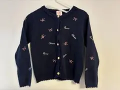 フォロー込み【１１０㎝】axes femme キッズ カーディガン 記名なし