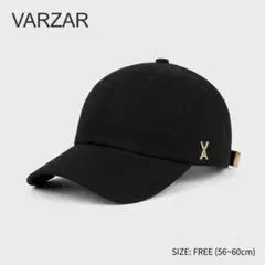 ​美品 バザール VARZAR キャップ 帽子 黒ゴールドスタッズ フリーサイズのサムネイル