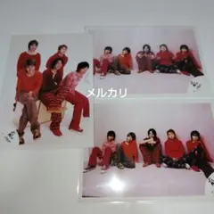 嵐　嵐ロゴ　大野智　松本潤　二宮和也　相葉雅紀　櫻井翔　公式写真　3枚