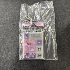 ガチャ　サンリオキャラクターズタイルシールミニチュアチャーム　クロミ