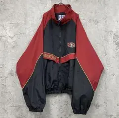 90s STARTER 49ERS ナイロンジャケット NFL ビッグシルエット 90s STARTER 49ERS ナイロンジャケット NFL ビッグシルエット
