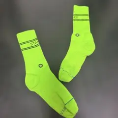 STANCE ソックス ネオンイエロー クルー丈のサムネイル