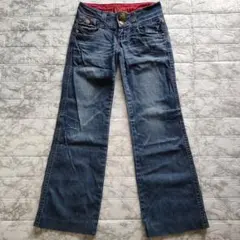 RED PEPPER　GOLD LABEL　フレアデニムパンツ　25