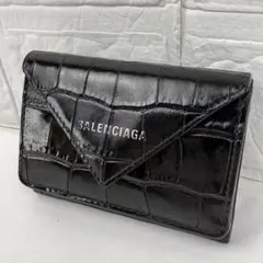 バレンシアガ 財布 折り財布 三つ折り クロコ型押し ブラック 黒 付属品のサムネイル