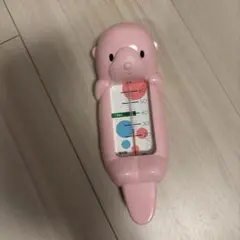 タニタ　湯温計ラッコちゃん　ピンク