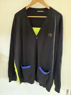 FRAPBOIS カラーブロック長袖カーディガン