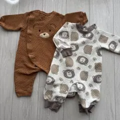 キルティングロンパース 80サイズ