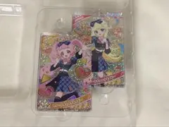 ひみつのアイプリ スクールチェックネイビースマホＲDXセットカードひまり みつき