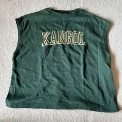 KANGOL ノースリーブ Tシャツ グリーン M
