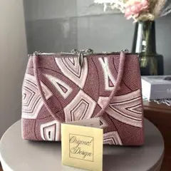 ビーズバッグ　卒業式　入学式　結婚式　パーティー　和装バッグ　ハンドバッグ