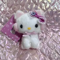 サンリオ　チャーミーキティ　マスコットホルダー　ウチらの平成ポップスデザイン