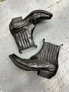 y2k Dark Gothic Flame Western Boots - メルカリ