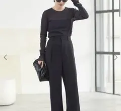 plage（プラージュ）Mesh Sheer メッシュシアーロンT ブラックのサムネイル