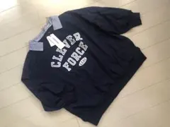 新品未使用タグ付きlovetoxic 取り外し襟付きトレーナー ネイビー