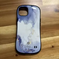iFace マーブル模様 iPhone13用ケース