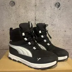 Puma Puretex プーマブラック/ホワイト ハイカットスニーカー