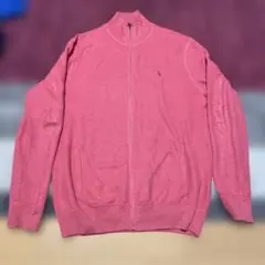 POLO RALPH LAUREN ジッパー付き赤ニット