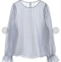 earth music&ecology シアーブラウス