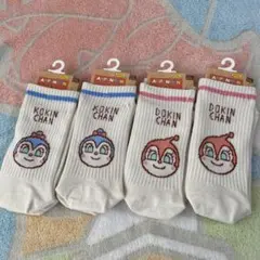 アンパンマン　ソックス　靴下　福助　クルーソックス　レディース