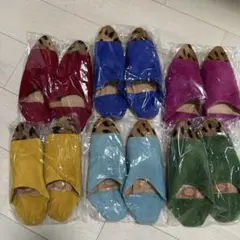 バブーシュ スェード生地 6色セット