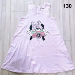 GAP KIDS ミニー　ワンピース　タンクトップ　ノースリーブ　ピンク　130