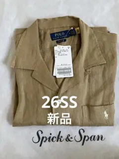 2026ss 新品 ラルフローレン ショートスリーブシャツ spick&span