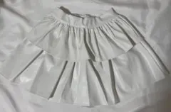 SHEIN レザーフレアスカート