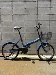 ORITO 折りたたみ自転車 ライトブルー - メルカリ