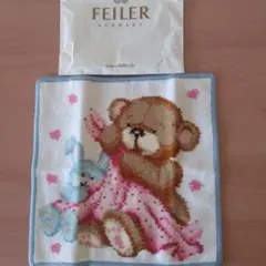FEILERフェイラー◆タオル新品 max&line blueくまうさぎ