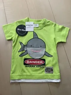Blue Mart サメTシャツ新品95サイズ(⁎⁍̴̛ᴗ⁍̴̛⁎)