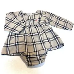 POLO Baby チェック柄ロンパース　80