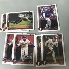 mlb topps テキサス・レンジャーズ 選手カードセット