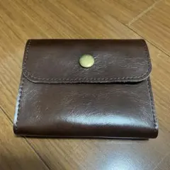 小銭入れ　折り財布　合皮　コインケース