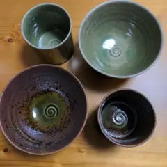 お茶碗・湯呑み　2客揃