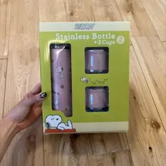 スヌーピー　ステンレスボトル　2カップ　新品未使用
