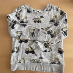 H&M はたらく車トレーナー 122/128 裏起毛