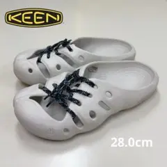 KEEN 白 花柄 ヨギ アーツ サンダル Yogi - メルカリ