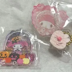 サンリオ　マイメロディ カスタムアクリルチャーム　ハロウィン＆ロリータ チャーム