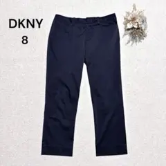 【DKNY ダナキャランニューヨーク】クロップドパンツ　シンプル　薄手　黒　8