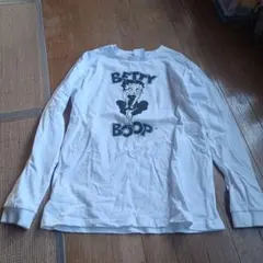 Betty Boop 長袖Tシャツ Mサイズ ホワイトのサムネイル