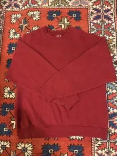 FRUIT OF THE LOOM 赤 スウェット　L