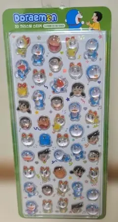 韓国限定 ドラえもん 3D クリスタルステッカー