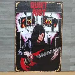 QUIET RIOT レトロ風 ブリキ看板 OK2357