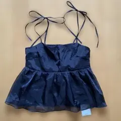 新品▪️W CLOSET キャミソール ブラック FREEのサムネイル