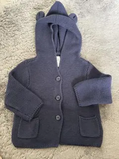 baby GAP ベビーギャップ くま耳 フード付き カーディガン 6〜12ヶ月