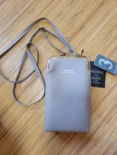 スマホショルダーバッグ グレージュ